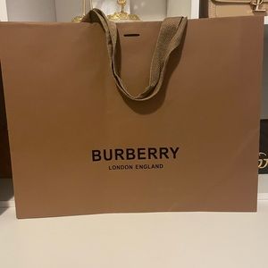 Burberry gift bag